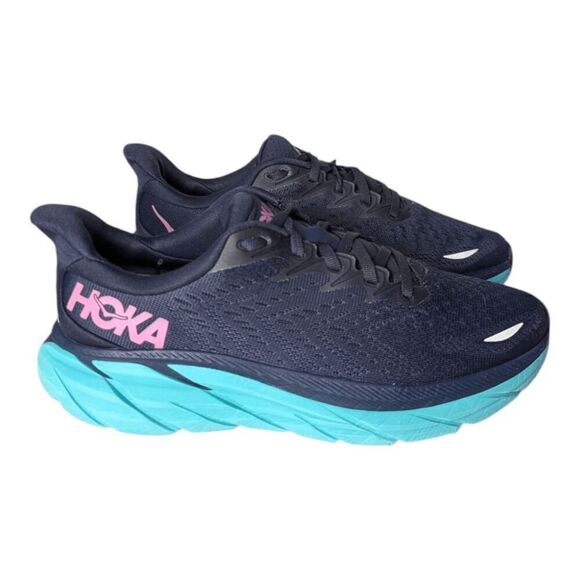 HOKA ONE ONE Clifton 8 "Outer Space Atlantis" Running Shoes Size 7.5B - Picture 3 of 16